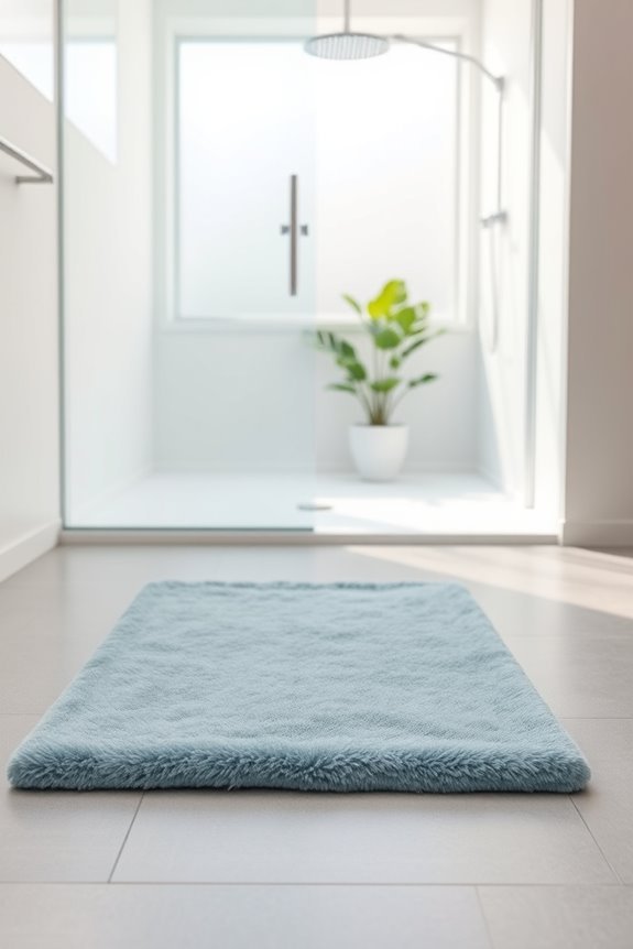 dusty blue comfort mats