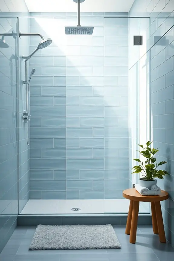 dusty blue spa retreat