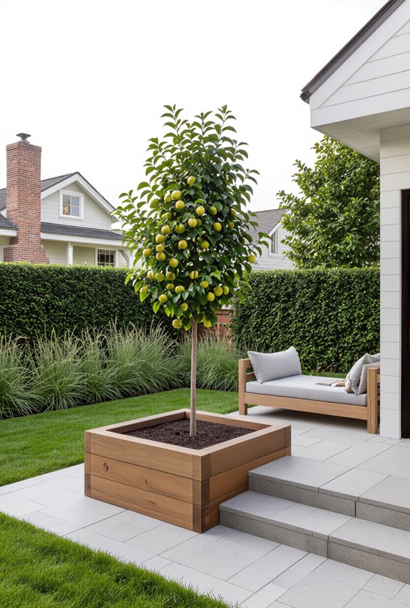 dwarf espaliered fruit trees