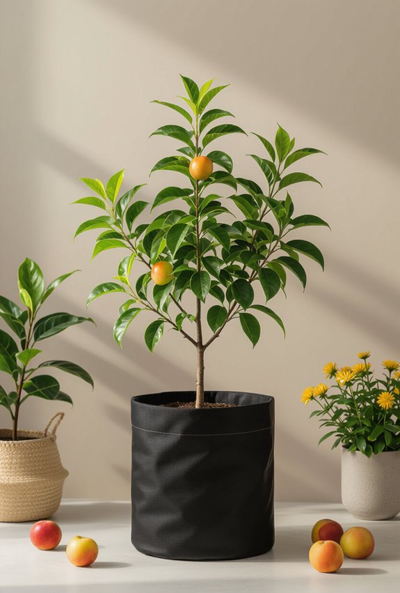 dwarf fruit trees containerized cultivation