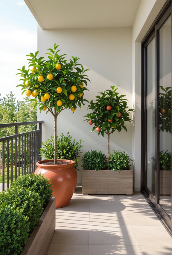 dwarf trees for balconies