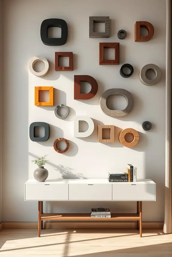 dynamic 3d wall sculptures