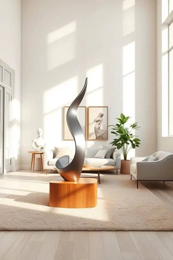 dynamic artistic sculpture integration