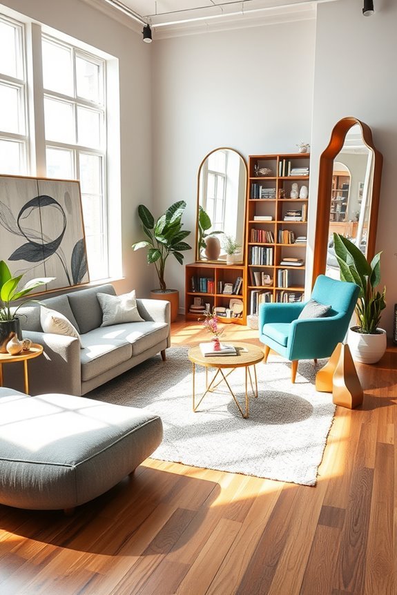 dynamic asymmetrical interior design