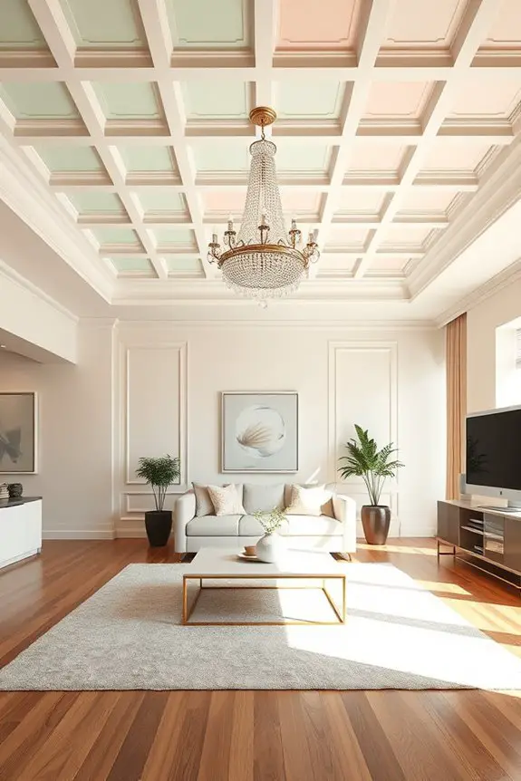 dynamic color block ceilings
