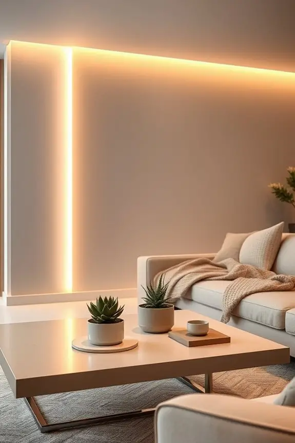 dynamic color changing wall