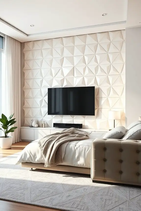 dynamic geometric tv wall