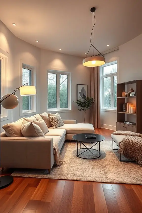 dynamic layered lighting ambiance