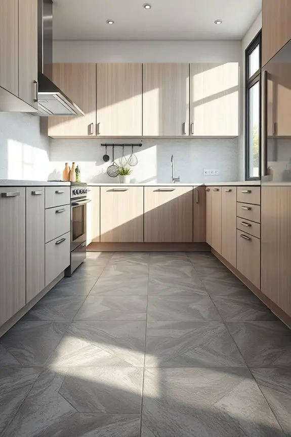 dynamic multi toned grey tiles