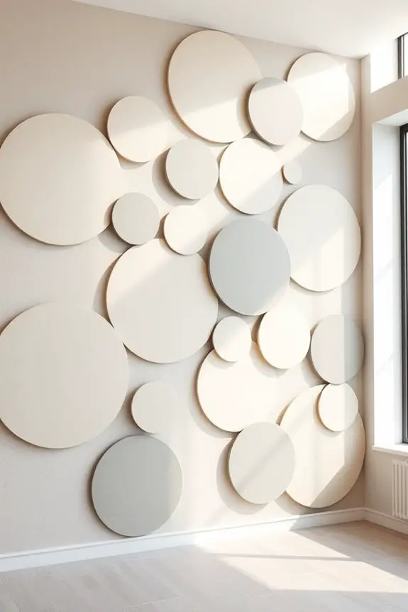 dynamic overlapping circle murals