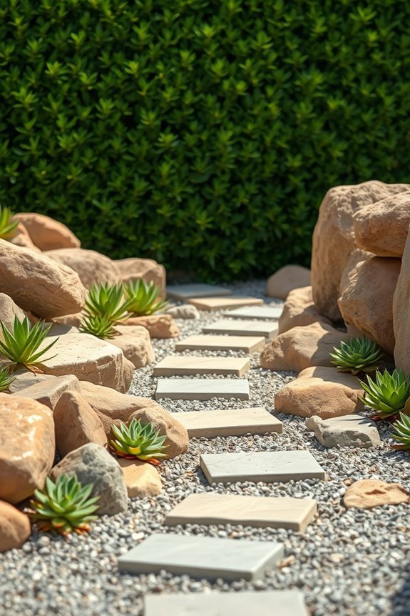dynamic rock garden design