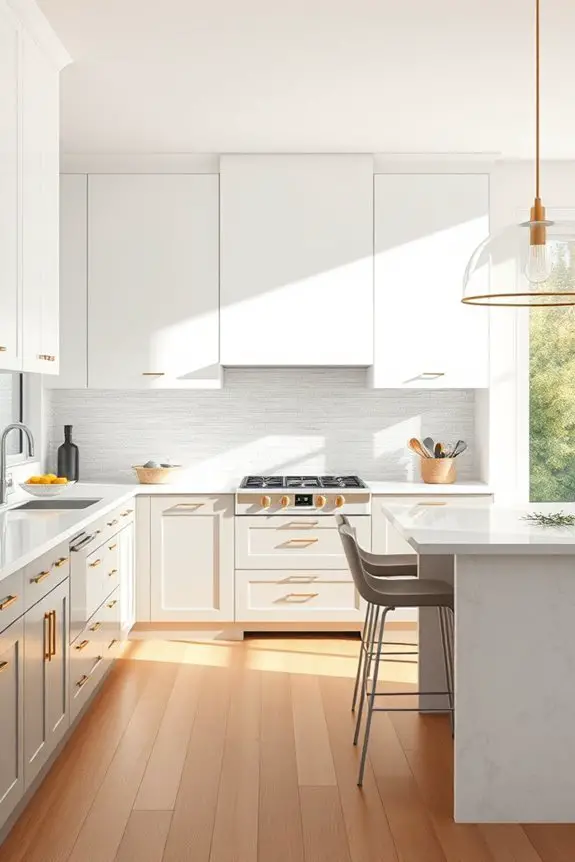 dynamic two tone cabinet designs