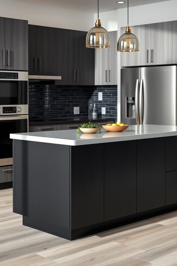 dynamic two tone kitchen islands