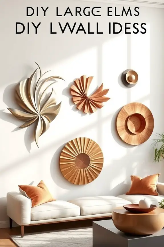 dynamic wall art sculptures