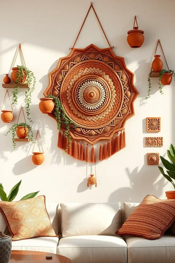 earthy clay terracotta decor