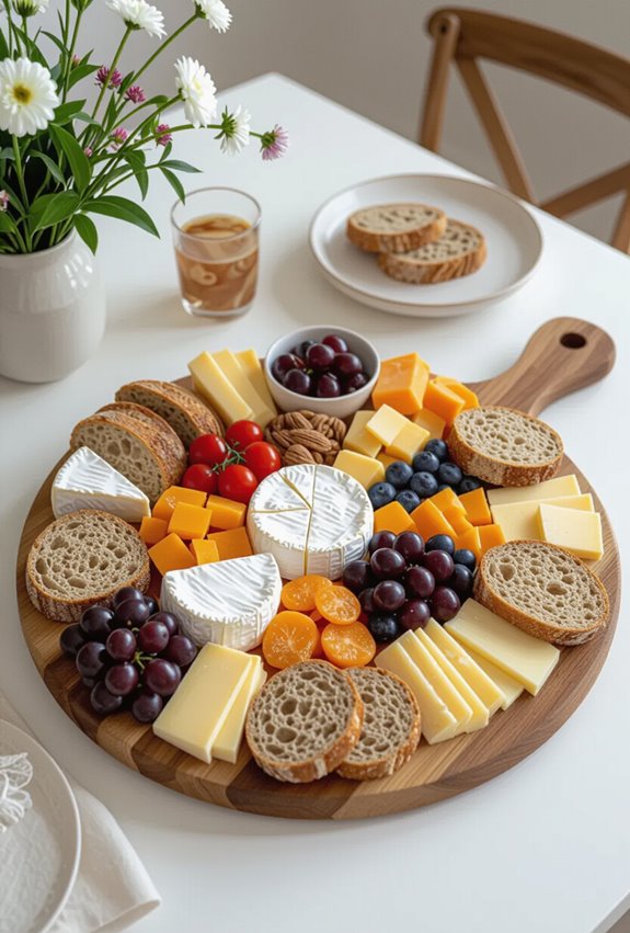 earthy rustic grazing board