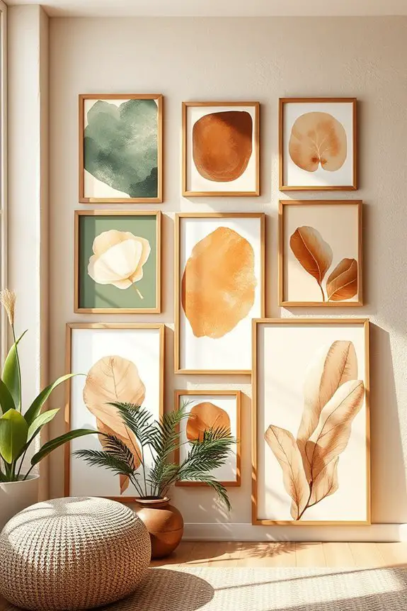 earthy tones cozy atmosphere