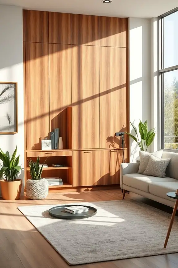 earthy tones enhance coziness