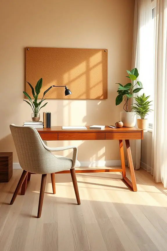 earthy tones enhance productivity