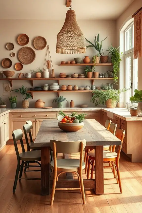 earthy tones for kitchens
