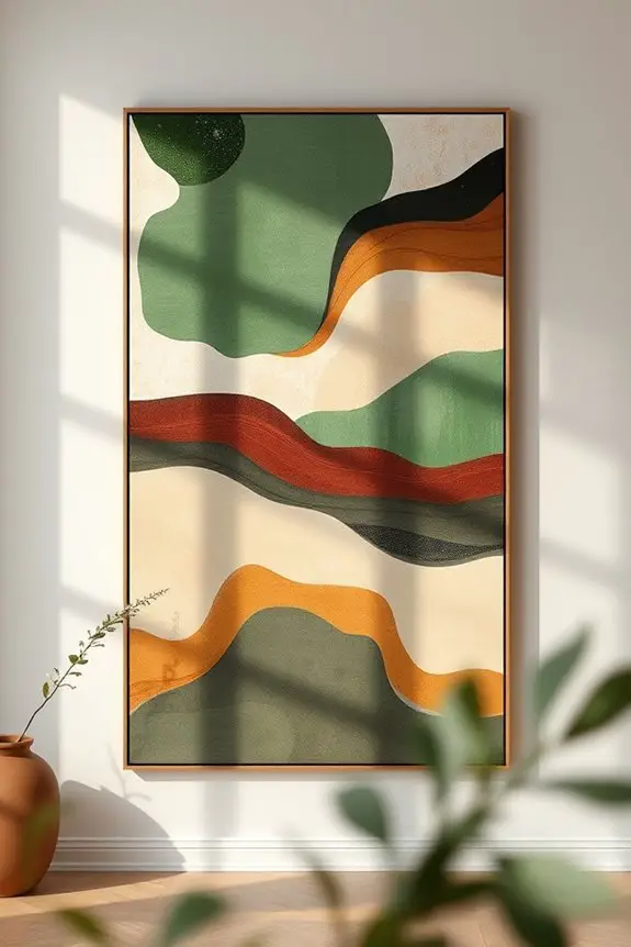 earthy tones for tranquility