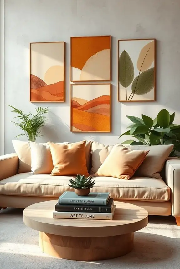 earthy tones for tranquility