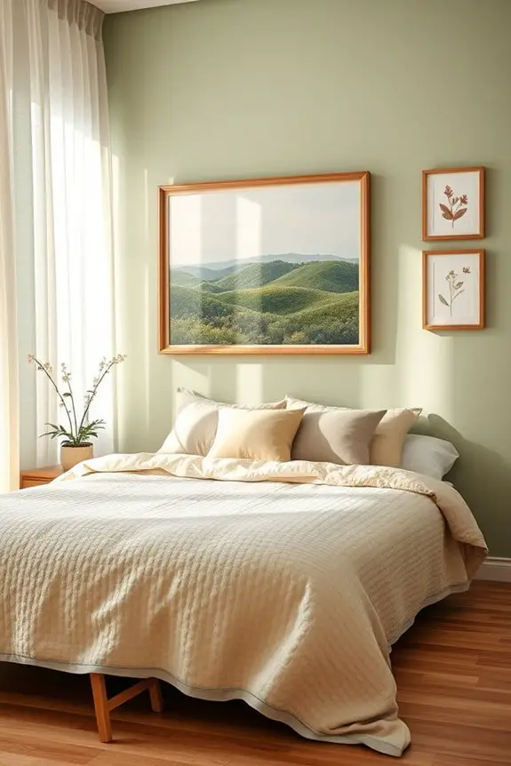 earthy tranquility in bedrooms