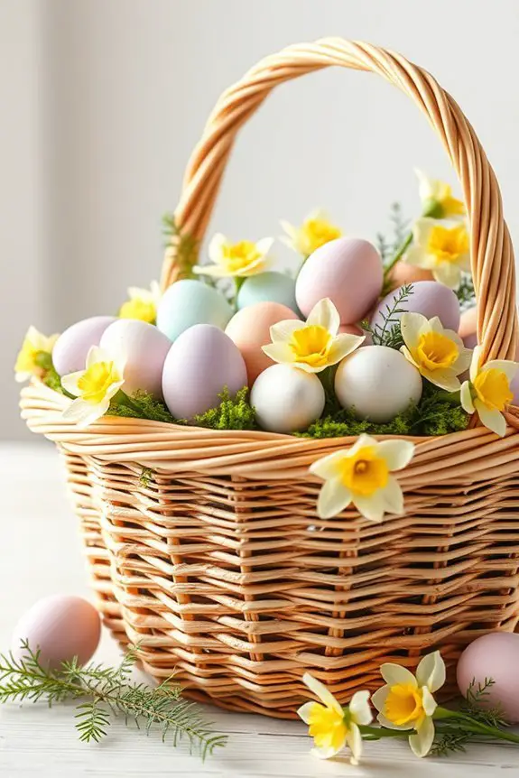 easter basket centerpiece ideas
