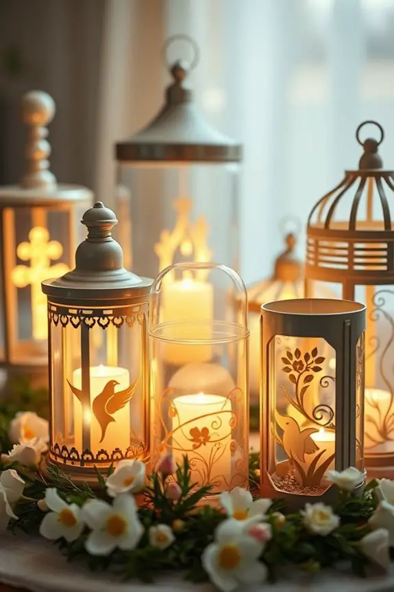 easter decorative light lanterns