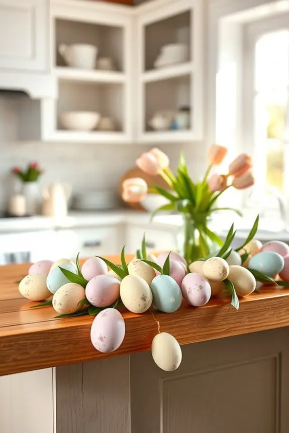 easter egg garland decoration