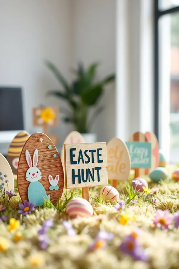 easter egg hunt signage