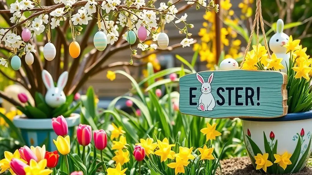 easter garden decoration ideas