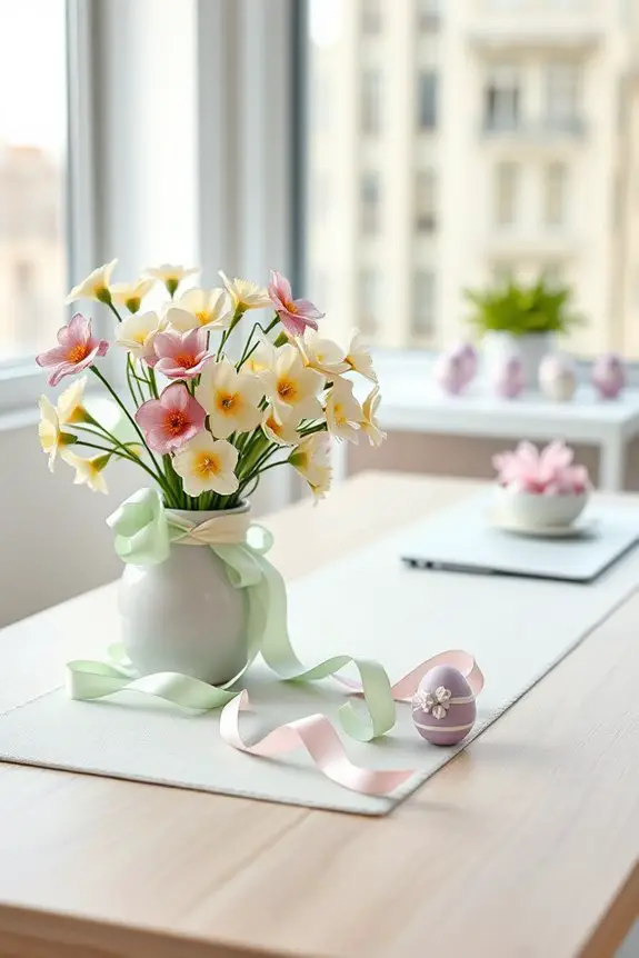 easter ribbon and bow decorations
