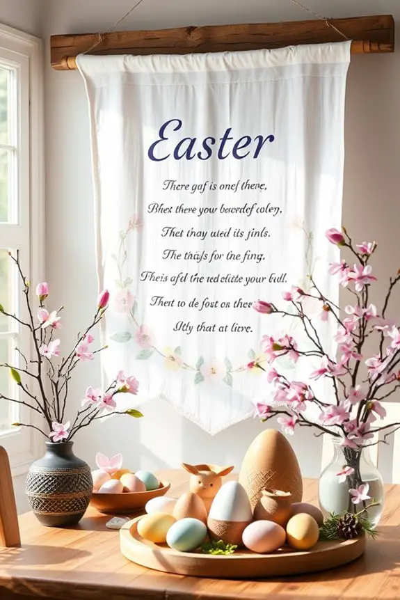 easter scripture banner decor