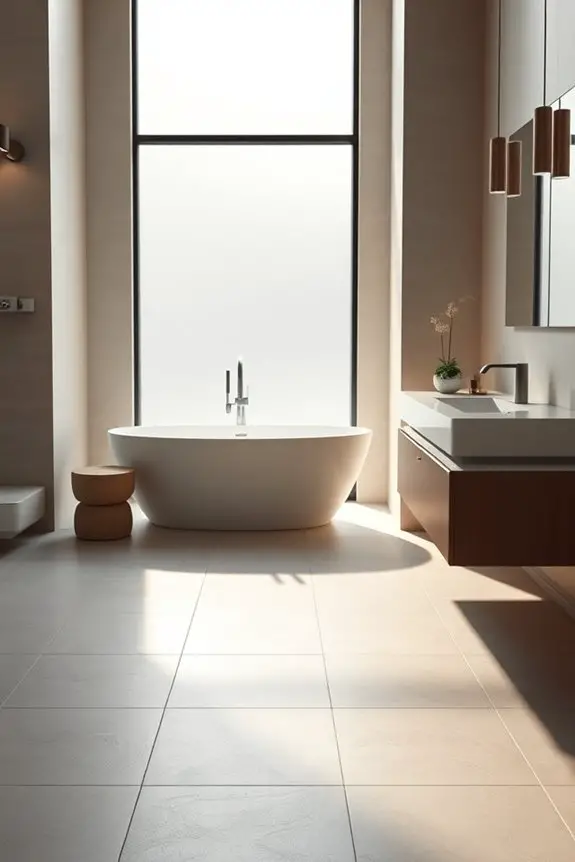 easy maintenance large tiles