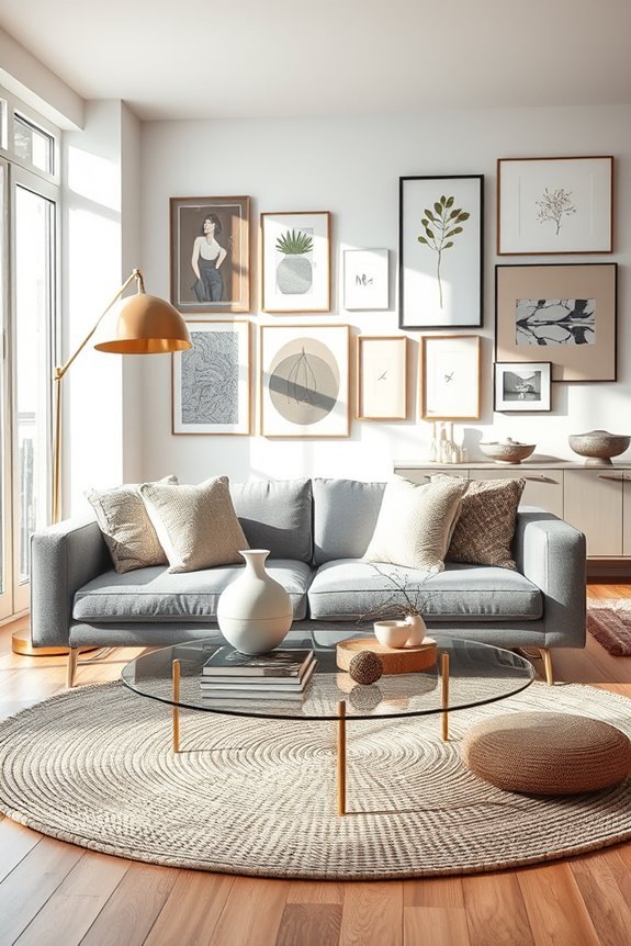 eclectic accessories enhance interiors