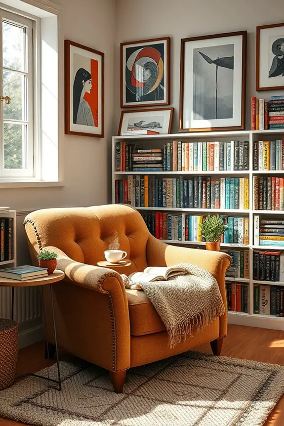 eclectic artistic reading retreat