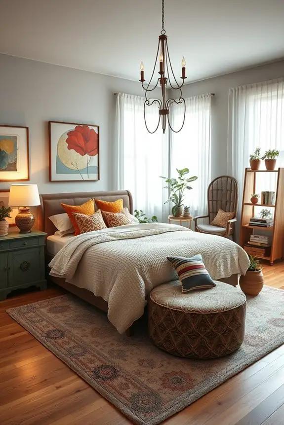 eclectic bedroom decor ideas