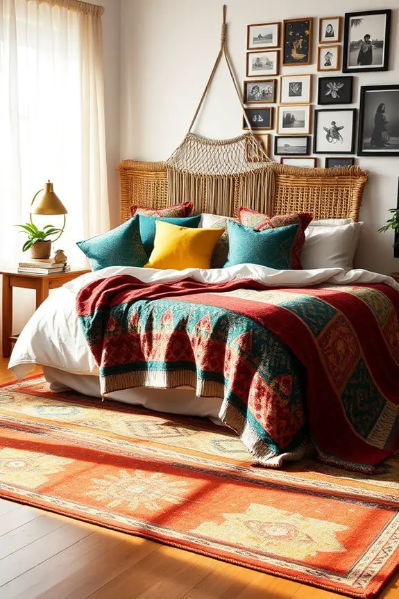 eclectic bohemian bedroom decor