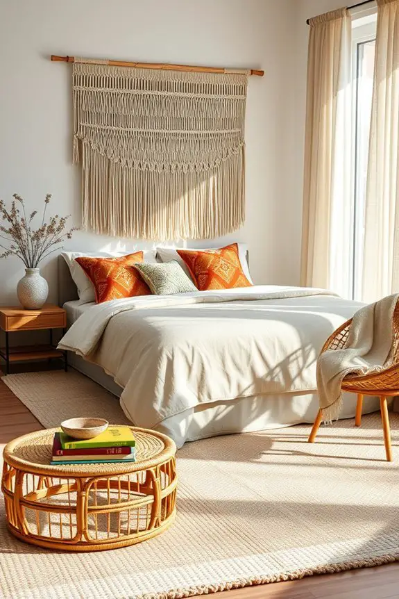 eclectic bohemian bedroom design