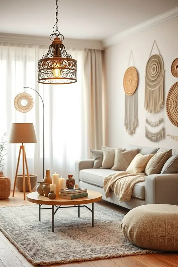 eclectic boho lighting fixtures