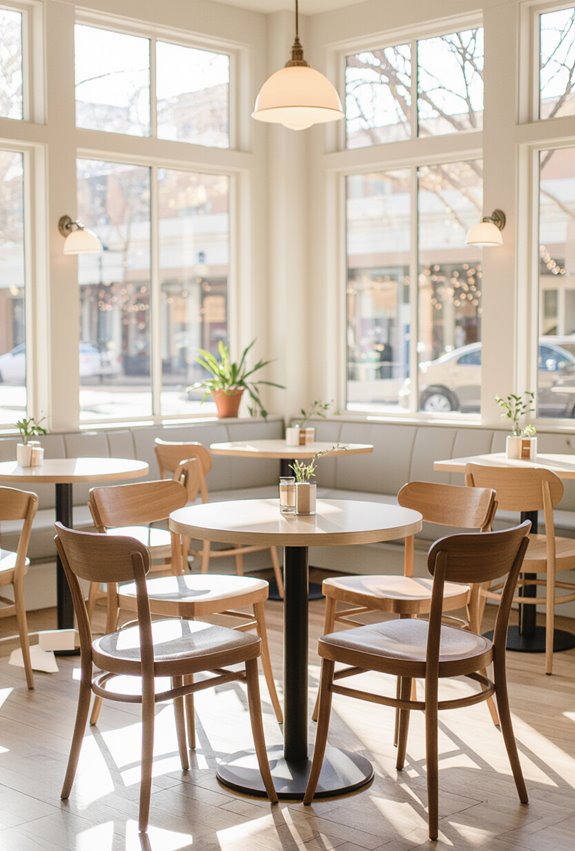 eclectic comfortable conversational seating