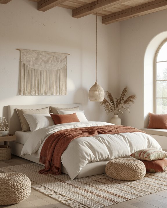 eclectic cozy bedroom sanctuary