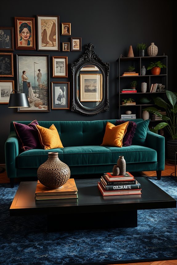 eclectic dark decor style