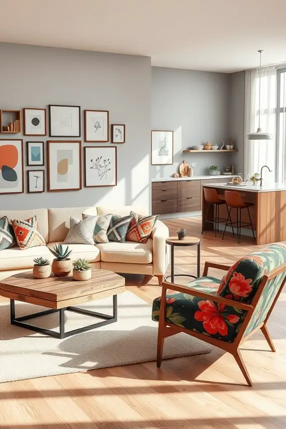 eclectic design with character