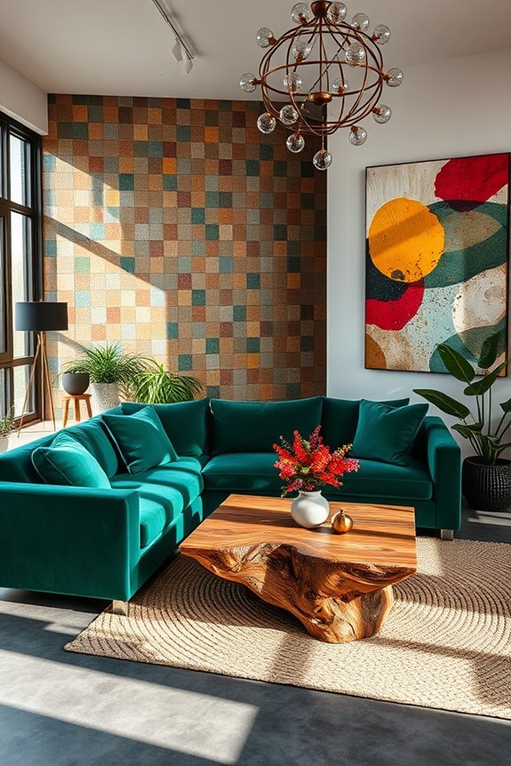 eclectic design with sustainability