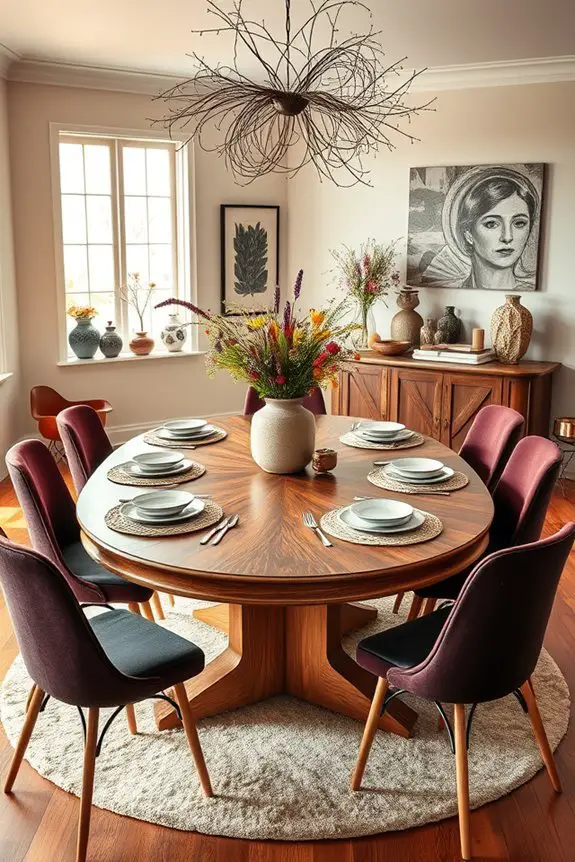 eclectic dining room design