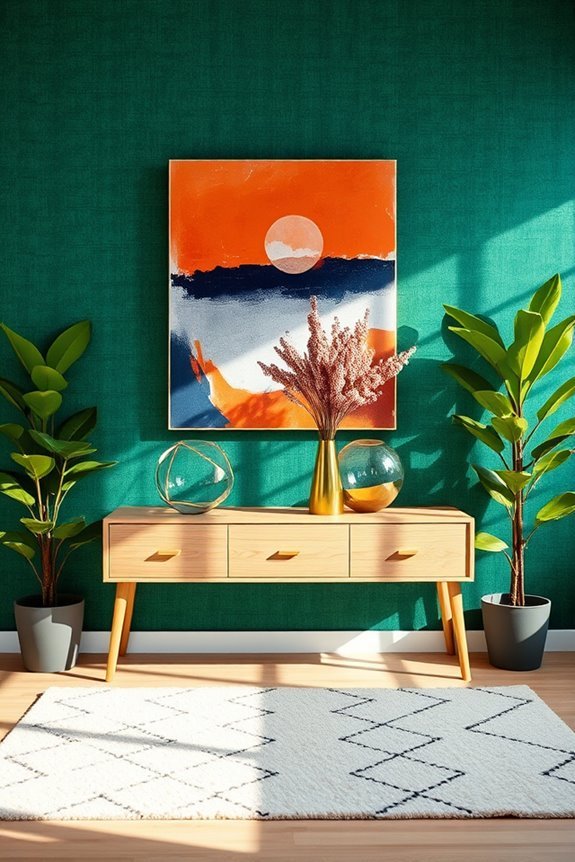 eclectic feature wall ideas