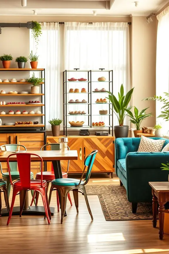 eclectic furniture for ambiance