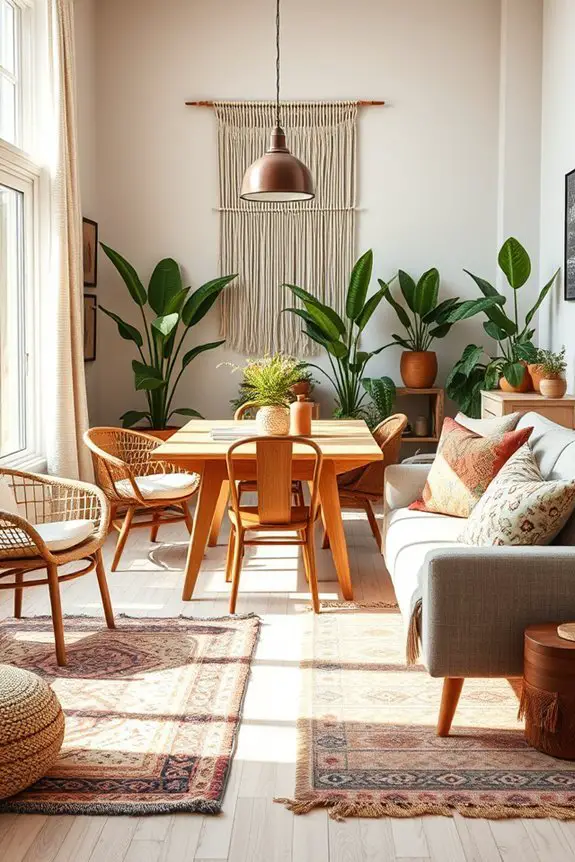 eclectic mix of chairs